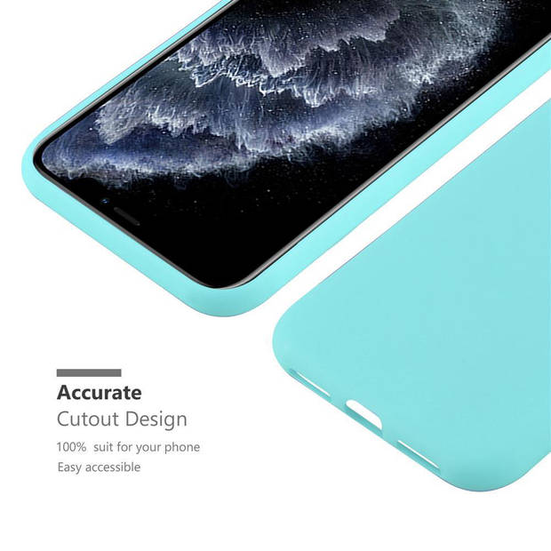 Cadorabo Hoesje geschikt voor Apple iPhone 11 PRO MAX in CANDY BLAUW - Beschermhoes TPU silicone Case Cover