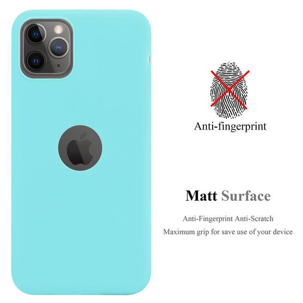 Cadorabo Hoesje geschikt voor Apple iPhone 11 PRO MAX in CANDY BLAUW - Beschermhoes TPU silicone Case Cover