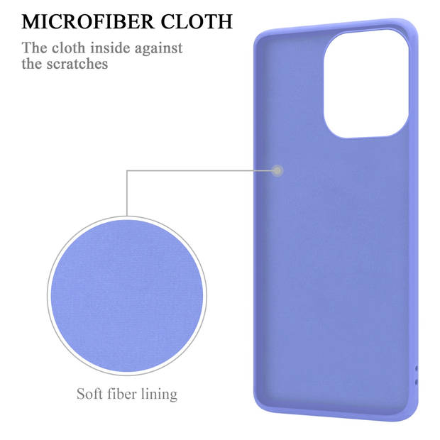 Cadorabo Hoesje geschikt voor Apple iPhone 14 PRO in LIQUID LICHT PAARS - Beschermhoes van TPU silicone Case Cover met