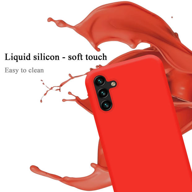 Cadorabo Hoesje geschikt voor Samsung Galaxy A13 5G Case in LIQUID ROOD - Beschermhoes TPU silicone Cover