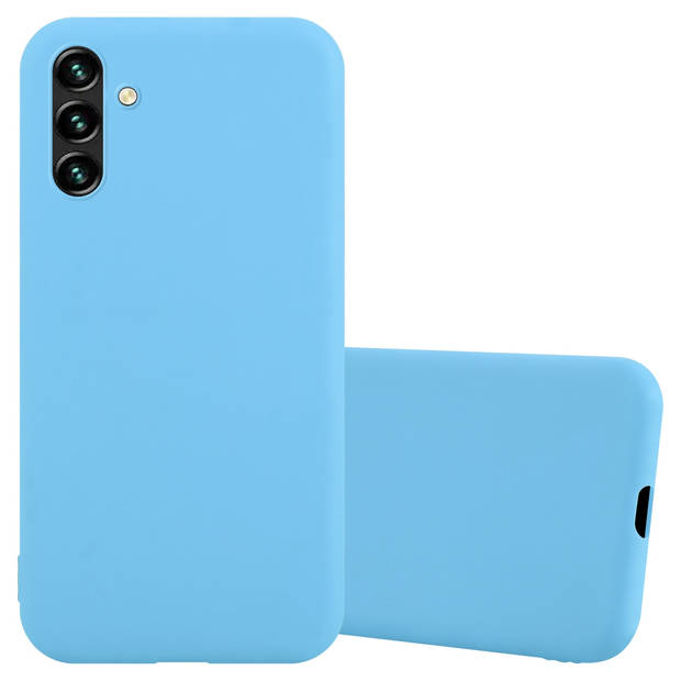 Cadorabo Hoesje geschikt voor Samsung Galaxy A13 5G in CANDY BLAUW - Beschermhoes TPU silicone Case Cover