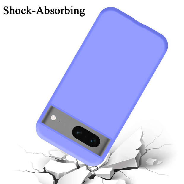 Cadorabo Hoesje geschikt voor Google PIXEL 7 Case in LIQUID LICHT PAARS - Beschermhoes TPU silicone Cover