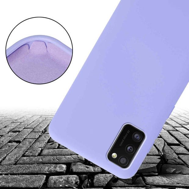 Cadorabo Mobiele telefoon ketting geschikt voor Samsung Galaxy A52 (4G / 5G) / A52s Hoesje in LIQUID ZWART - Silicone