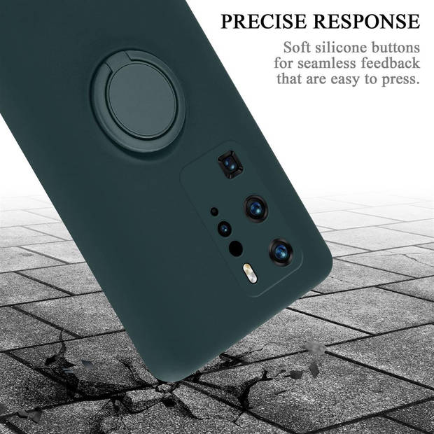 Cadorabo Hoesje geschikt voor Huawei P40 PRO / P40 PRO+ in LIQUID GROEN - Beschermhoes van TPU silicone Case Cover met