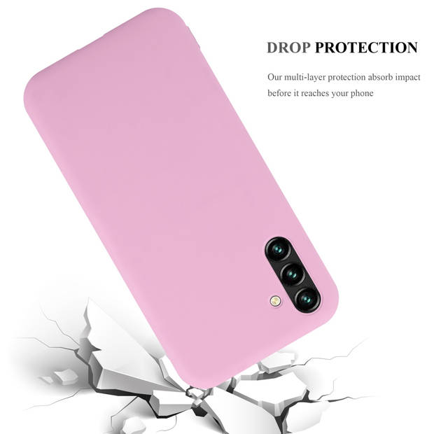 Cadorabo Hoesje geschikt voor Samsung Galaxy A13 5G in CANDY ROZE - Beschermhoes TPU silicone Case Cover