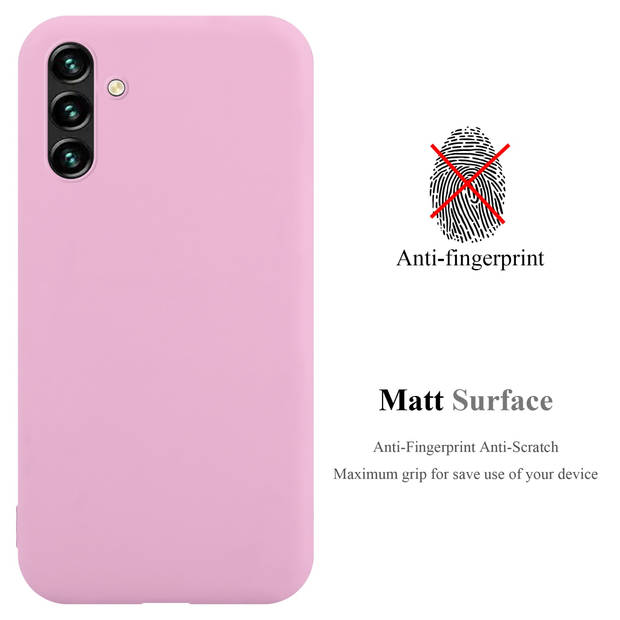 Cadorabo Hoesje geschikt voor Samsung Galaxy A13 5G in CANDY ROZE - Beschermhoes TPU silicone Case Cover