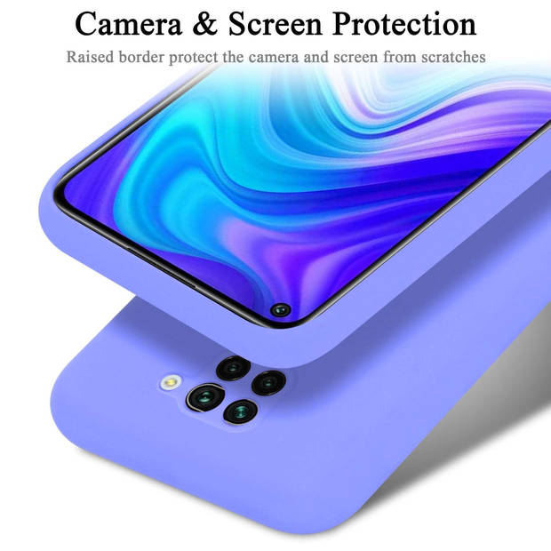 Cadorabo Hoesje geschikt voor Xiaomi RedMi NOTE 9 Case in LIQUID LICHT PAARS - Beschermhoes TPU silicone Cover