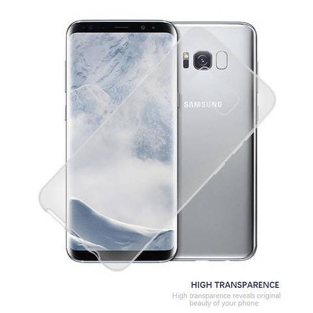 Cadorabo Hoesje geschikt voor Samsung Galaxy S8 PLUS in VOLLEDIG TRANSPARANT - Beschermhoes Cover gemaakt van TPU