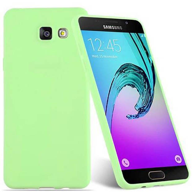 Cadorabo Hoesje geschikt voor Samsung Galaxy A5 2016 in CANDY PASTEL GROEN - Beschermhoes TPU silicone Case Cover