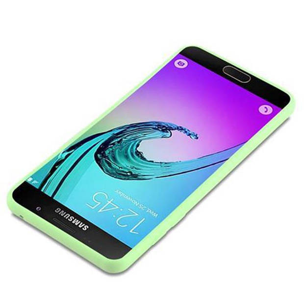 Cadorabo Hoesje geschikt voor Samsung Galaxy A5 2016 in CANDY PASTEL GROEN - Beschermhoes TPU silicone Case Cover