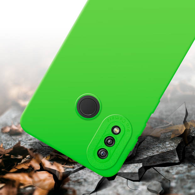 Cadorabo Hoesje geschikt voor Huawei P20 LITE 2018 / NOVA 3E in FLUID GROEN - Beschermhoes TPU silicone Cover Case