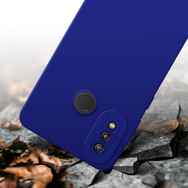 Cadorabo Hoesje geschikt voor Huawei P20 LITE 2018 / NOVA 3E in FLUID BLAUW - Beschermhoes TPU silicone Cover Case