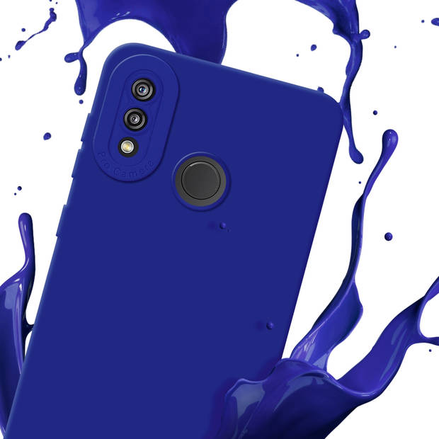 Cadorabo Hoesje geschikt voor Huawei P20 LITE 2018 / NOVA 3E in FLUID BLAUW - Beschermhoes TPU silicone Cover Case