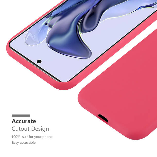 Cadorabo Hoesje geschikt voor Xiaomi 11T / 11T PRO in CANDY ROOD - Beschermhoes TPU silicone Case Cover