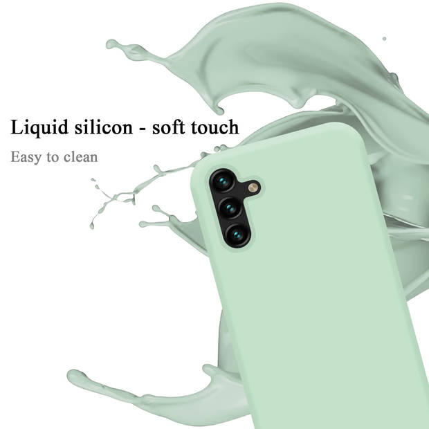 Cadorabo Hoesje geschikt voor Samsung Galaxy A13 5G Case in LIQUID LICHT GROEN - Beschermhoes TPU silicone Cover