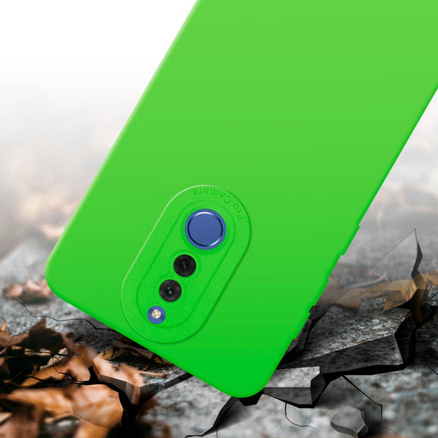 Cadorabo Hoesje geschikt voor Huawei MATE 10 LITE in FLUID GROEN - Beschermhoes TPU silicone Cover Case