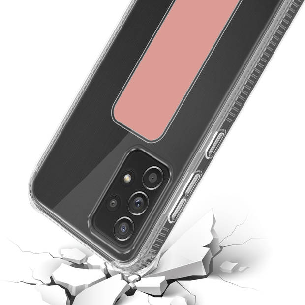 Cadorabo Hoesje geschikt voor Samsung Galaxy A52 (4G / 5G) / A52s Cover in ROZE - Beschermhoes TPU silicone Case met
