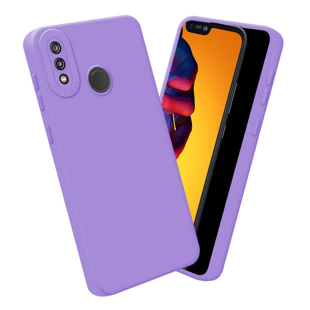 Cadorabo Hoesje geschikt voor Huawei P20 LITE 2018 / NOVA 3E in FLUID LICHT PAARS - Beschermhoes TPU silicone Cover Case