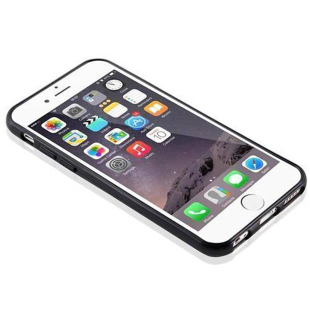 Cadorabo Hoesje geschikt voor Apple iPhone 6 PLUS / 6S PLUS in ZWART - Beschermhoes Cover gemaakt van TPU Silicone Case