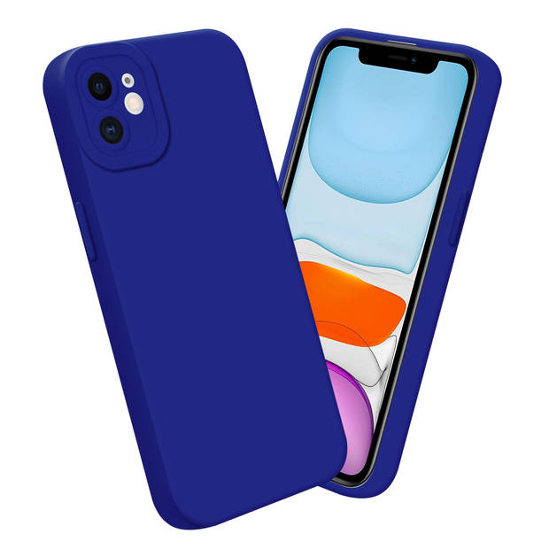 Cadorabo Hoesje geschikt voor Apple iPhone 11 in FLUID BLAUW - Beschermhoes TPU silicone Cover Case