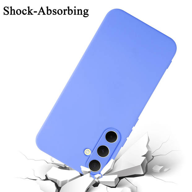 Cadorabo Hoesje geschikt voor Samsung Galaxy A35 Case in LIQUID LICHT PAARS - Beschermhoes TPU silicone Cover