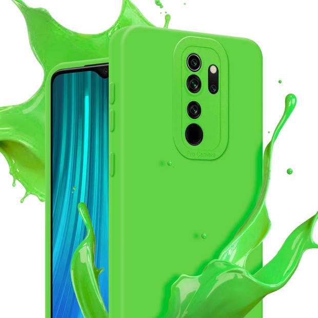 Cadorabo Hoesje geschikt voor Xiaomi RedMi NOTE 8 PRO in FLUID GROEN - Beschermhoes TPU silicone Cover Case