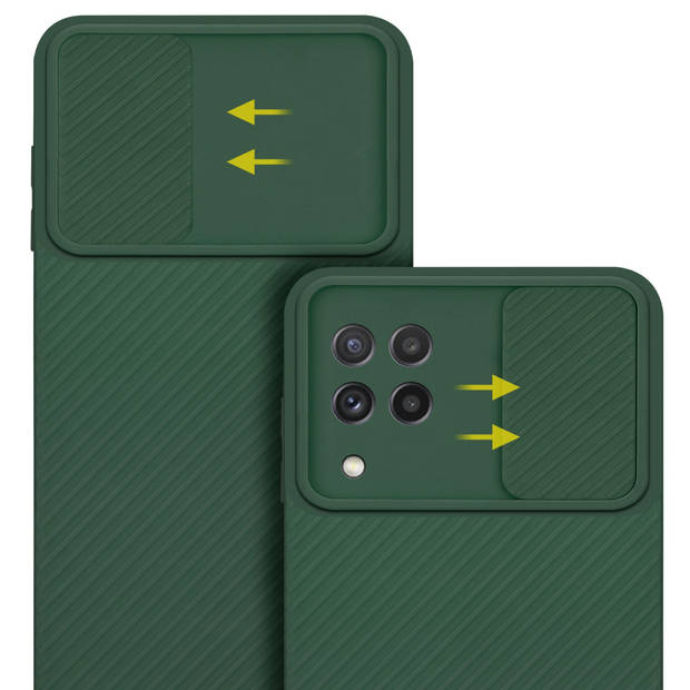 Cadorabo Hoesje geschikt voor Samsung Galaxy A22 4G in Bonbon Groen - Beschermhoes TPU-silicone Case Cover