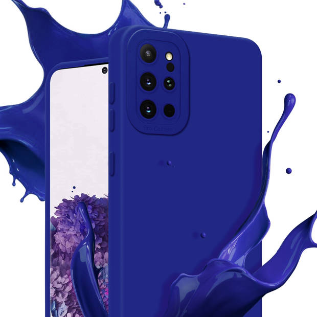 Cadorabo Hoesje geschikt voor Samsung Galaxy S20 PLUS in FLUID BLAUW - Beschermhoes TPU silicone Cover Case