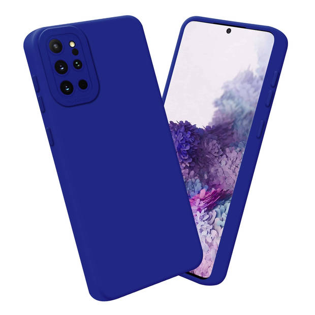 Cadorabo Hoesje geschikt voor Samsung Galaxy S20 PLUS in FLUID BLAUW - Beschermhoes TPU silicone Cover Case