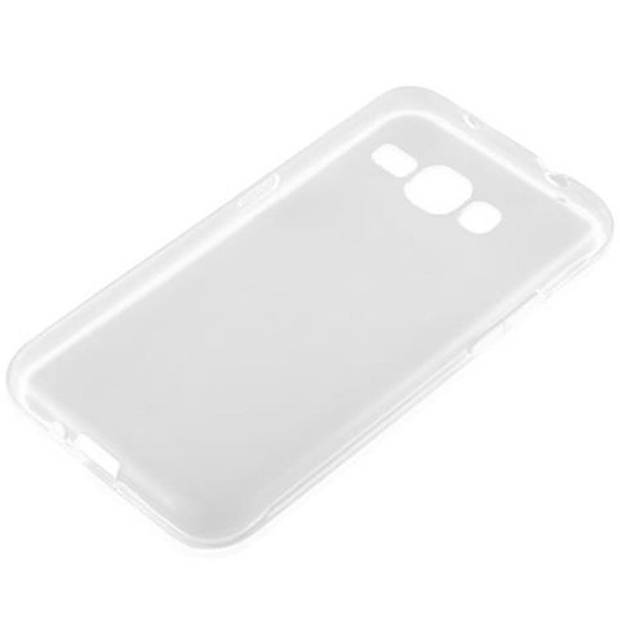 Cadorabo Hoesje geschikt voor Samsung Galaxy J1 2016 in VOLLEDIG TRANSPARANT - Beschermhoes Cover gemaakt van TPU