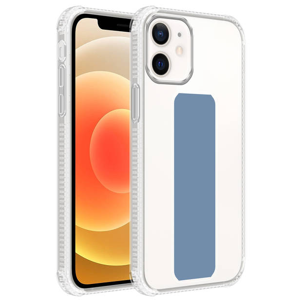 Cadorabo Hoesje geschikt voor Apple iPhone 11 Cover in LICHTBLAUW - Beschermhoes TPU silicone Case met houder