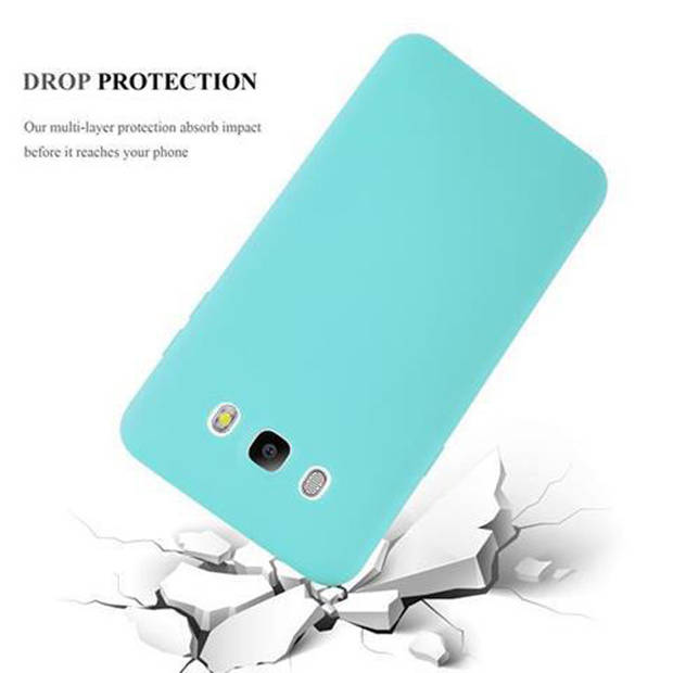 Cadorabo Hoesje geschikt voor Samsung Galaxy J5 2016 in CANDY BLAUW - Beschermhoes TPU silicone Case Cover