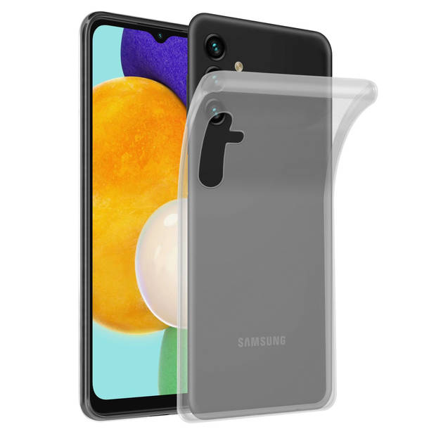 Cadorabo Hoesje geschikt voor Samsung Galaxy A13 5G in VOLLEDIG TRANSPARANT - Beschermhoes Cover gemaakt van TPU