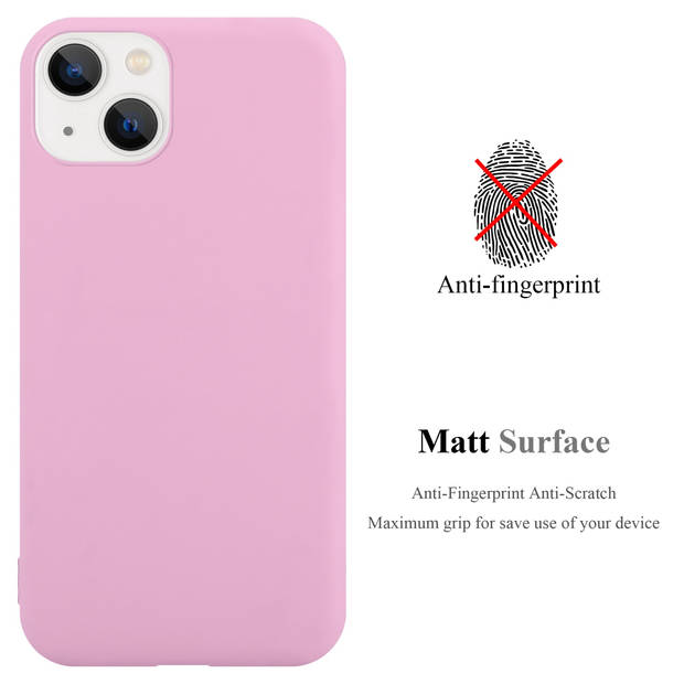 Cadorabo Hoesje geschikt voor Apple iPhone 14 PLUS in CANDY ROZE - Beschermhoes TPU silicone Case Cover