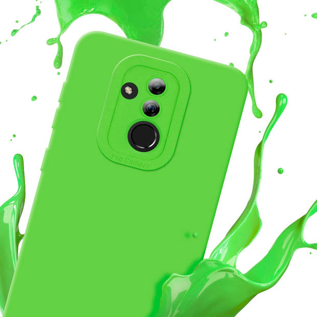 Cadorabo Hoesje geschikt voor Huawei MATE 20 LITE in FLUID GROEN - Beschermhoes TPU silicone Cover Case