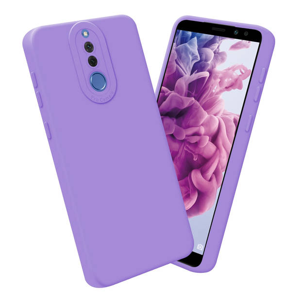 Cadorabo Hoesje geschikt voor Huawei MATE 10 LITE in FLUID LICHT PAARS - Beschermhoes TPU silicone Cover Case