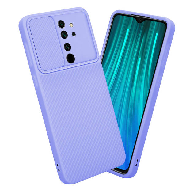 Cadorabo Hoesje geschikt voor Xiaomi RedMi NOTE 8 PRO in Bonbon Paars - Beschermhoes TPU-silicone Case Cover