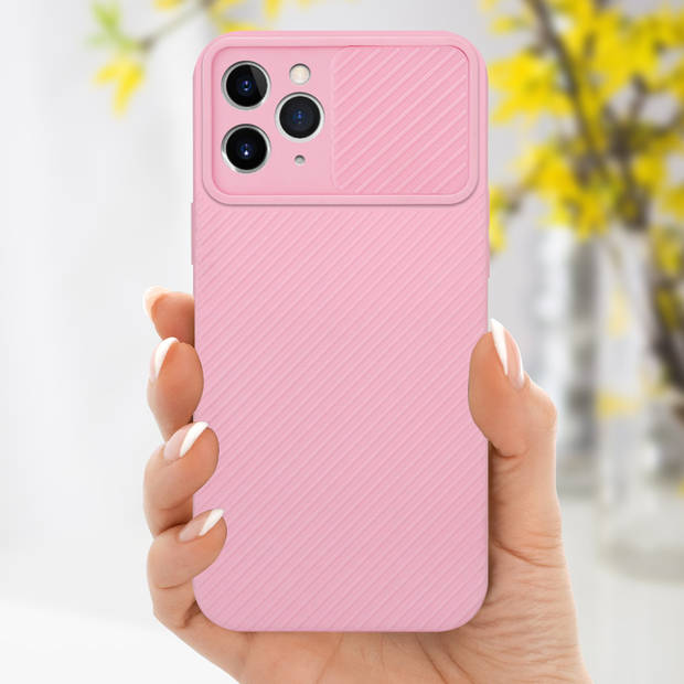 Cadorabo Hoesje geschikt voor Apple iPhone 11 PRO in Bonbon Roze - Beschermhoes TPU-silicone Case Cover