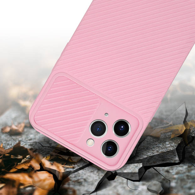 Cadorabo Hoesje geschikt voor Apple iPhone 11 PRO in Bonbon Roze - Beschermhoes TPU-silicone Case Cover