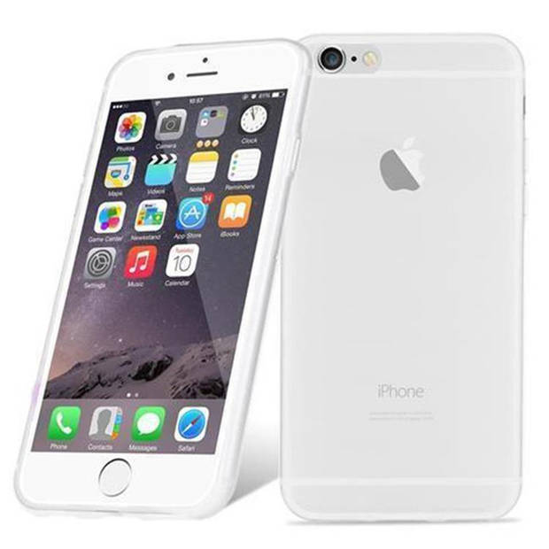 Cadorabo Hoesje geschikt voor Apple iPhone 6 PLUS / 6S PLUS in VOLLEDIG TRANSPARANT - Beschermhoes Cover gemaakt van TPU