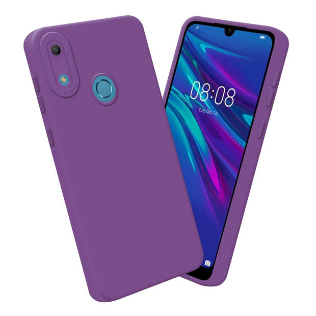 Cadorabo Hoesje geschikt voor Huawei Y6 2019 in FLUID MAT PAARS - Beschermhoes TPU silicone Cover Case