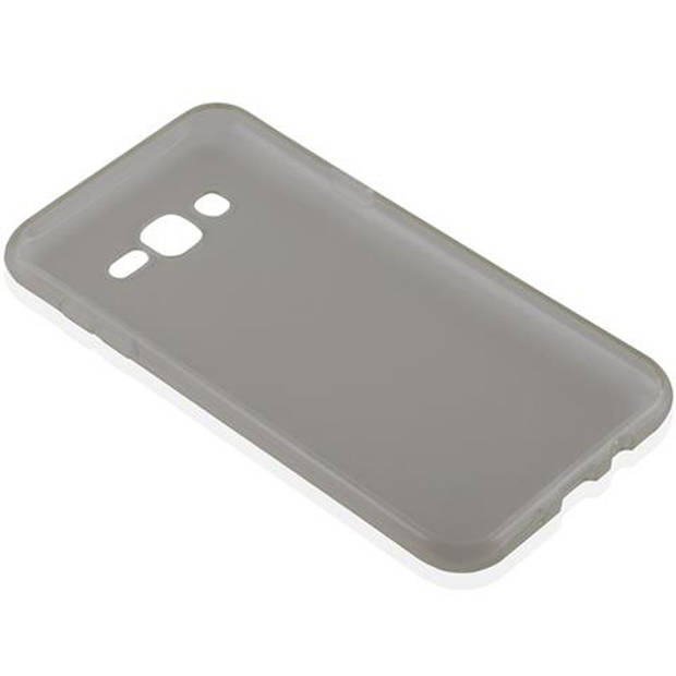 Cadorabo Hoesje geschikt voor Samsung Galaxy J7 2015 in Zwart - Beschermhoes Cover gemaakt van TPU Silicone Case