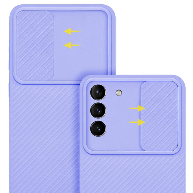 Cadorabo Hoesje geschikt voor Samsung Galaxy S21 PLUS in Bonbon Paars - Beschermhoes TPU-silicone Case Cover