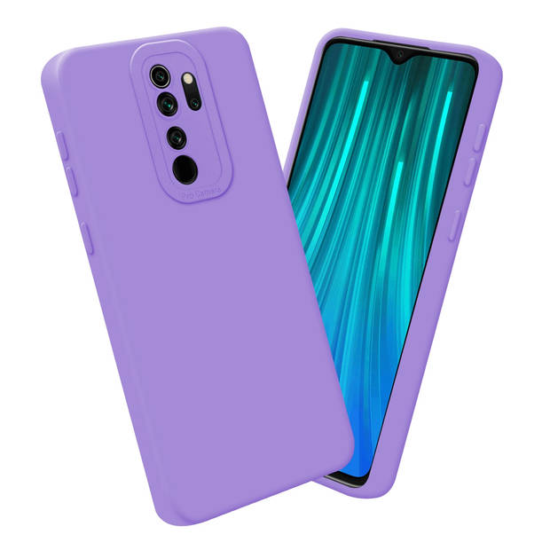 Cadorabo Hoesje geschikt voor Xiaomi RedMi NOTE 8 PRO in FLUID LICHT PAARS - Beschermhoes TPU silicone Cover Case