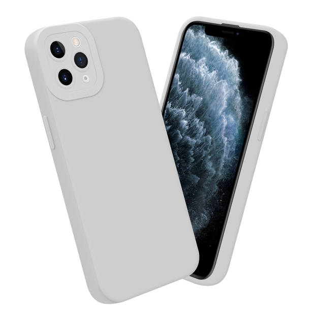 Cadorabo Hoesje geschikt voor Apple iPhone 11 PRO in FLUID WIT - Beschermhoes TPU silicone Cover Case