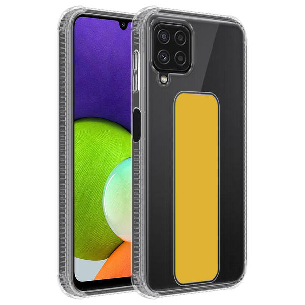 Cadorabo Hoesje geschikt voor Samsung Galaxy A22 4G / M22 / M32 4G Cover in GEEL - Beschermhoes TPU silicone Case met