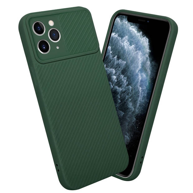 Cadorabo Hoesje geschikt voor Apple iPhone 11 PRO MAX in Bonbon Groen - Beschermhoes TPU-silicone Case Cover