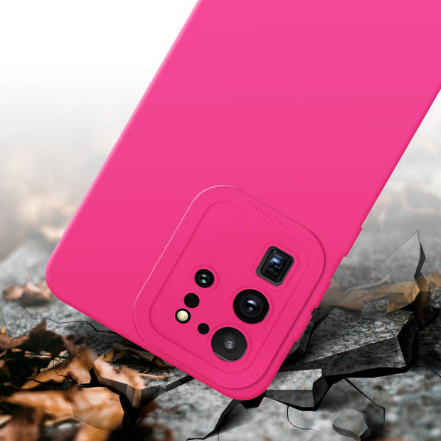 Cadorabo Hoesje geschikt voor Samsung Galaxy S20 ULTRA in FLUID HOTPINK - Beschermhoes TPU silicone Cover Case