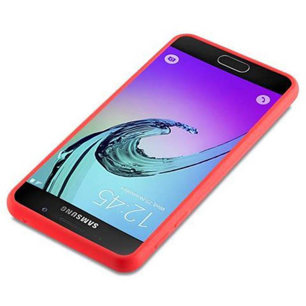 Cadorabo Hoesje geschikt voor Samsung Galaxy A3 2016 in CANDY ROOD - Beschermhoes TPU silicone Case Cover