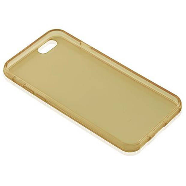 Cadorabo Hoesje geschikt voor Apple iPhone 6 / 6S in TRANSPARANT GOUD - Beschermhoes Cover gemaakt van TPU Silicone Case